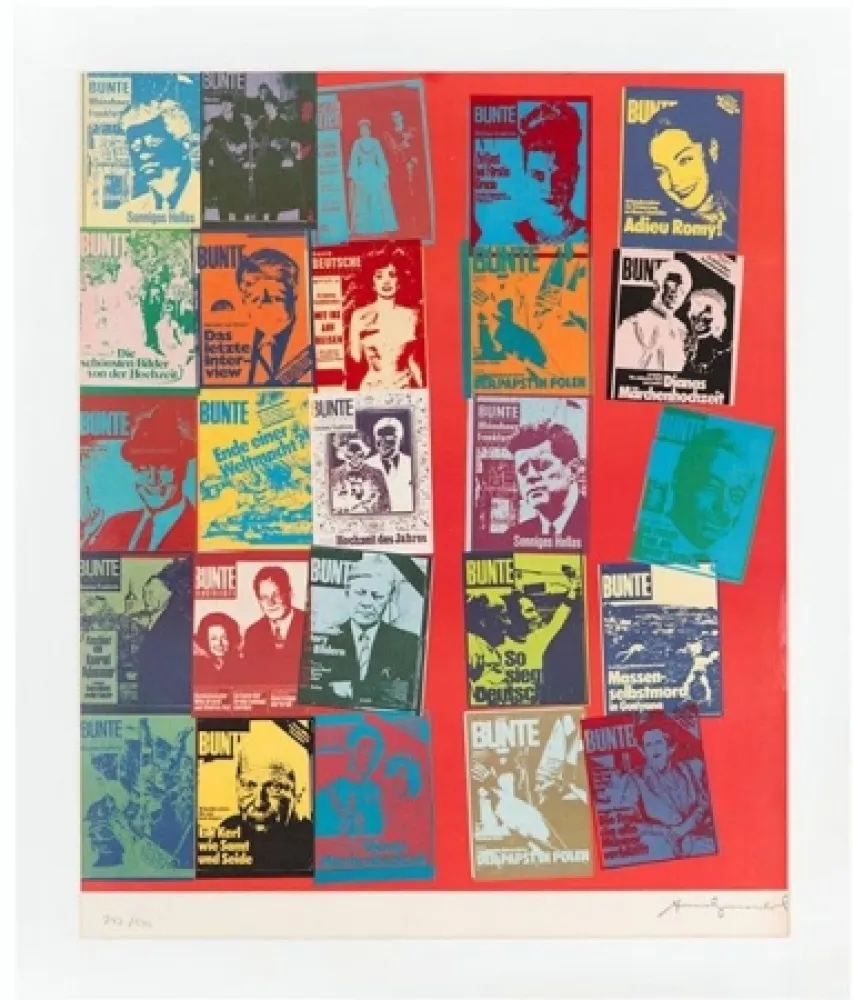 丝网印刷 Warhol - Magazine and History, FS II.304 A