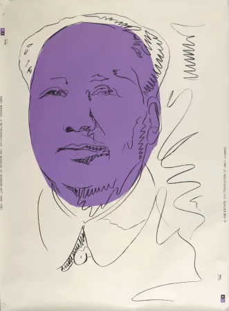 丝网印刷 Warhol - Mao, 1989