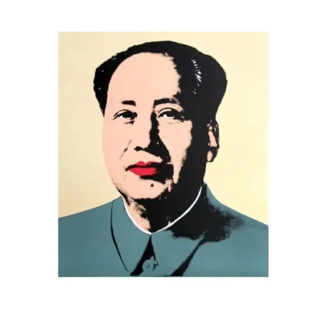 丝网印刷 Warhol - Mao Yellow 