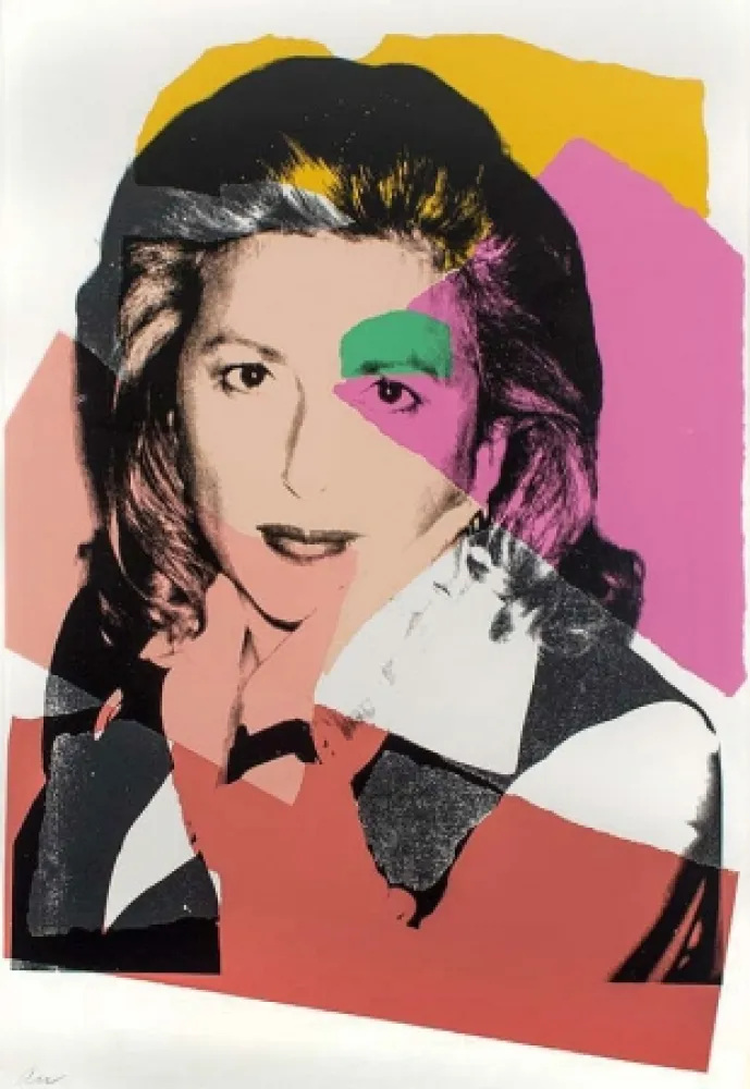 丝网印刷 Warhol - Marcia Weisman, 1975