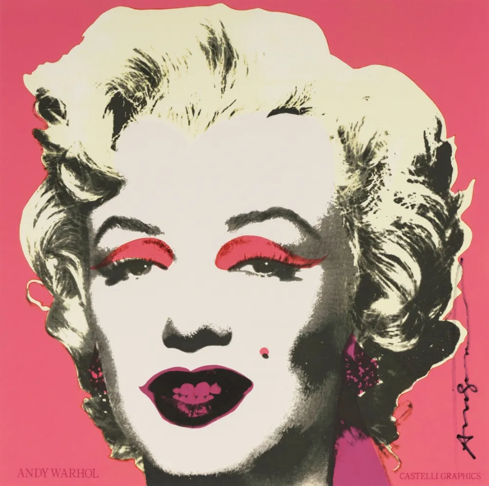 丝网印刷 Warhol - Marilyn Invitation 12