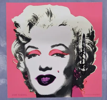 丝网印刷 Warhol - Marilyn Invitation 12