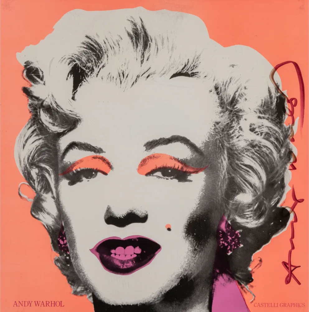 丝网印刷 Warhol - Marilyn Invitation 12″ X 12″ (Castelli Graphics)