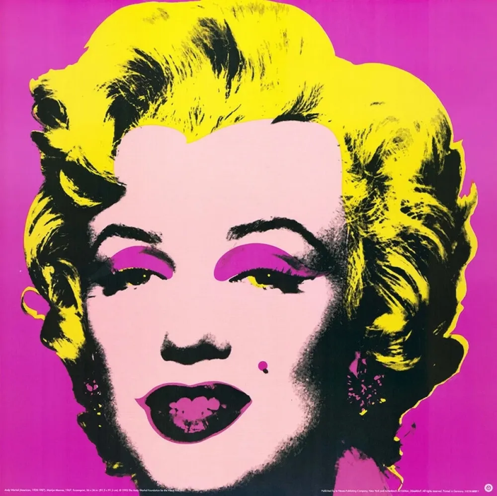 丝网印刷 Warhol - Marilyn Monroe poster