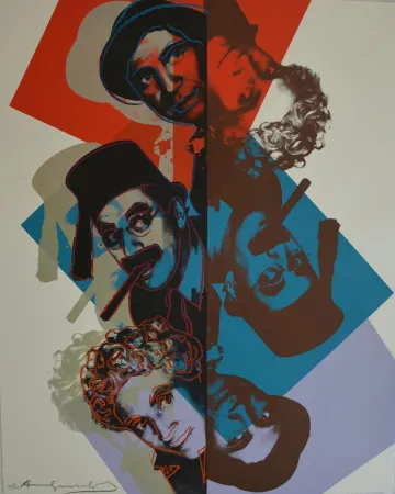 丝网印刷 Warhol - Marx Brothers TP