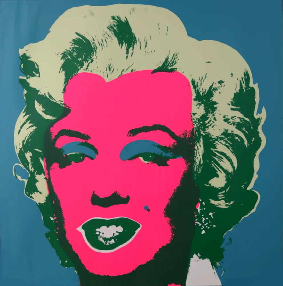 丝网印刷 Warhol - Marylin (#F), c. 1980 - Very large silkscreen