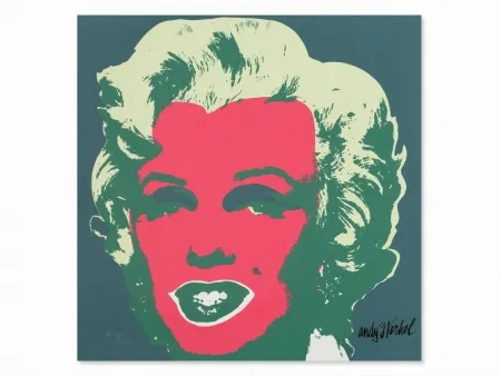 石版画 Warhol - Marylin Monroe
