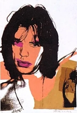 石版画 Warhol - Mick Jagger 11.141