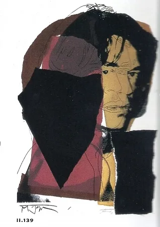 石版画 Warhol - Mick Jagger 11.142