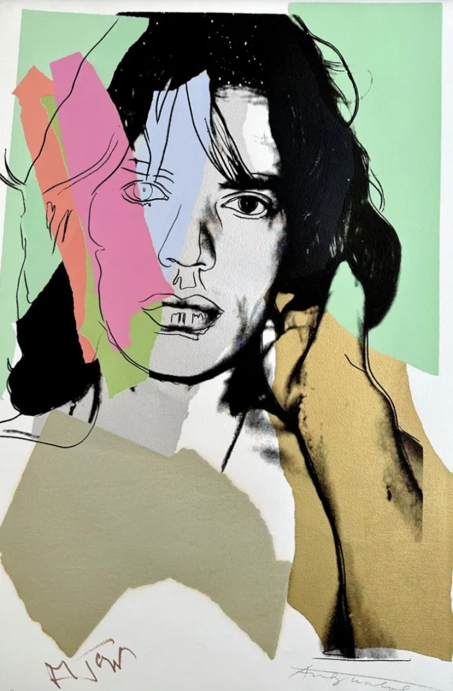丝网印刷 Warhol - Mick Jagger