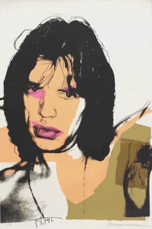 丝网印刷 Warhol - Mick Jagger 141 by Andy Warhol