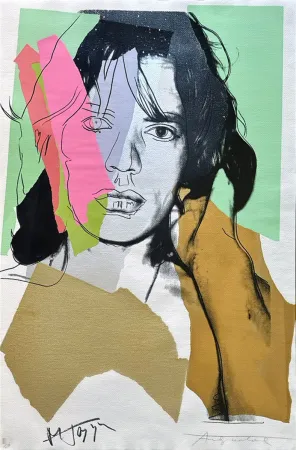 丝网印刷 Warhol - Mick Jagger (FS II.140)