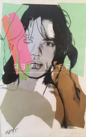 丝网印刷 Warhol - Mick Jagger (FS II.140)
