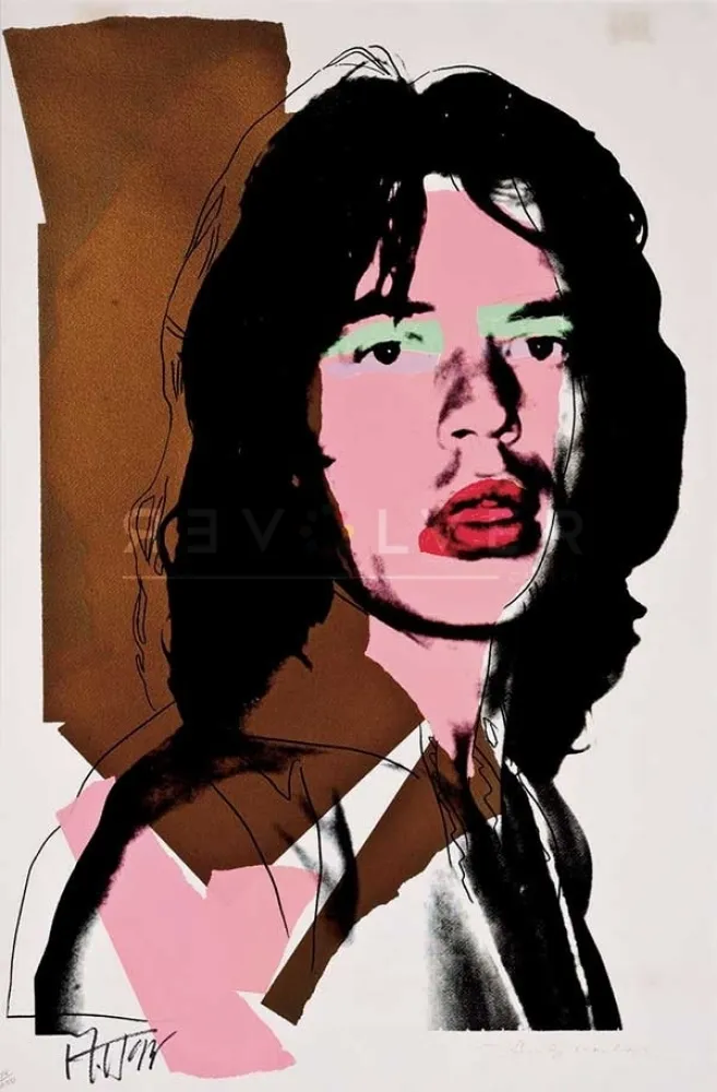 丝网印刷 Warhol - Mick Jagger (FS II.143)