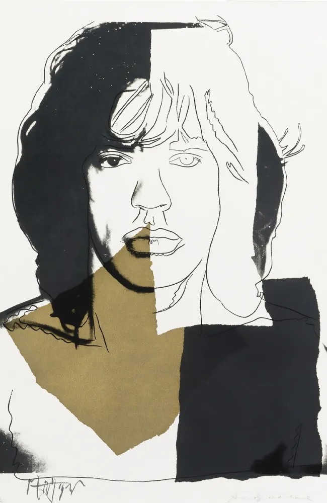 丝网印刷 Warhol - Mick Jagger (FS II.146)