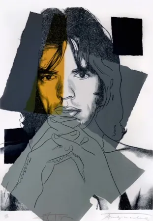 丝网印刷 Warhol - Mick Jagger, FS II.147