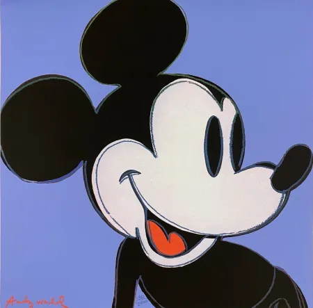 胶版印刷 Warhol - Mickey Mouse