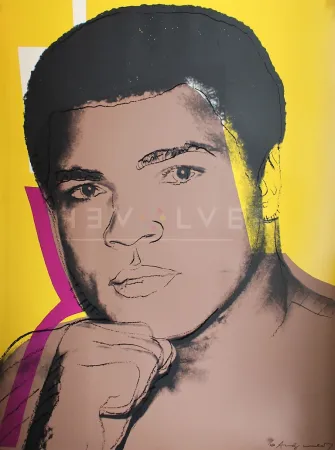 丝网印刷 Warhol - Muhammad Ali, Yellow (FS II.182)