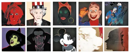 丝网印刷 Warhol - Myths Complete Portfolio