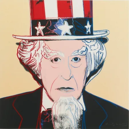 丝网印刷 Warhol - MYTHS: UNCLE SAM FS II.259