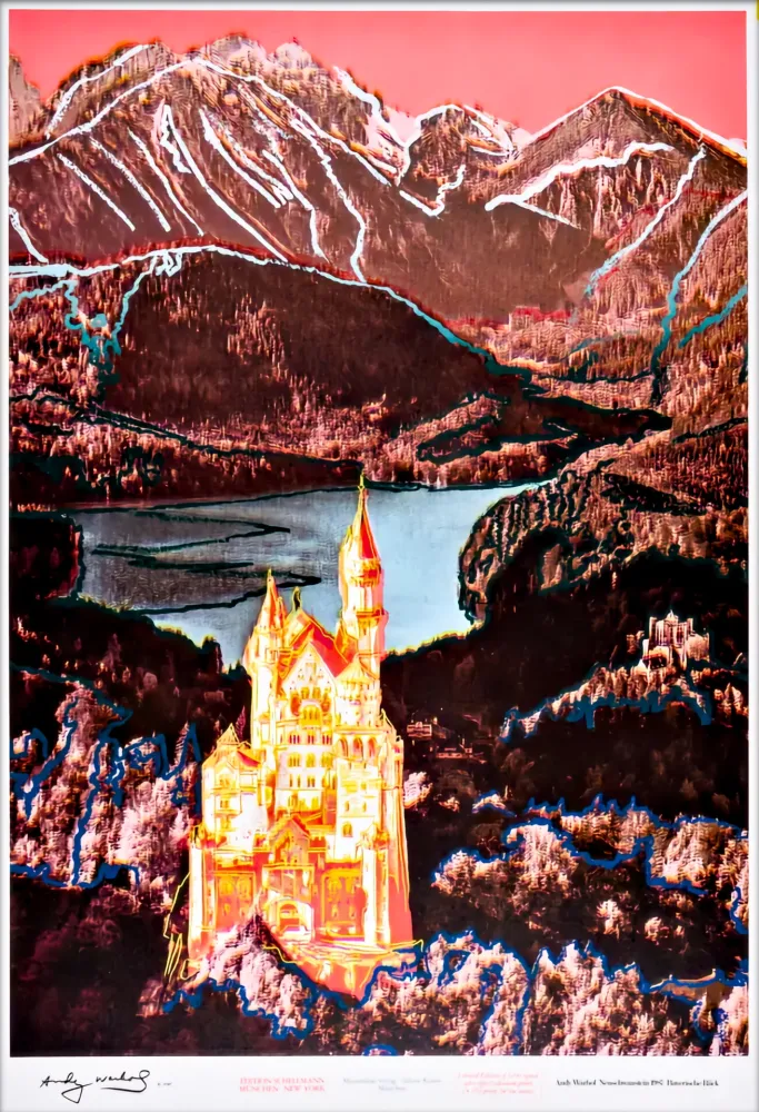 胶版印刷 Warhol -  Neuschwanstein