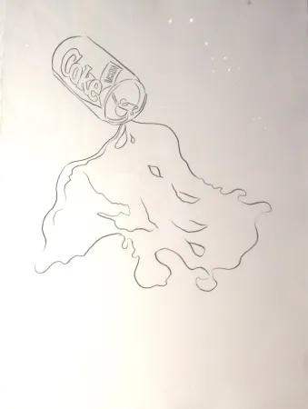 复数作品 Warhol - New Coke Drawing 