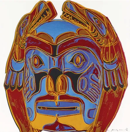 丝网印刷 Warhol - Northwest Coast Mask 
