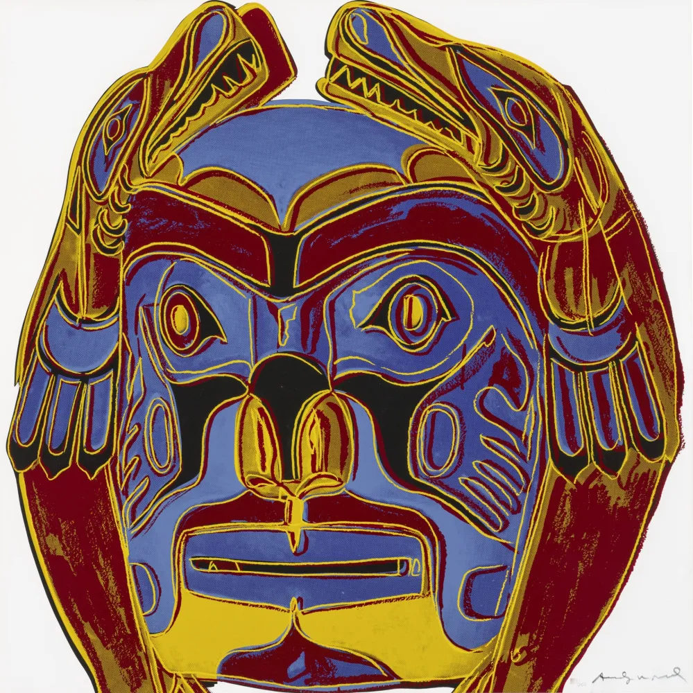 丝网印刷 Warhol - Northwest Coast Mask 