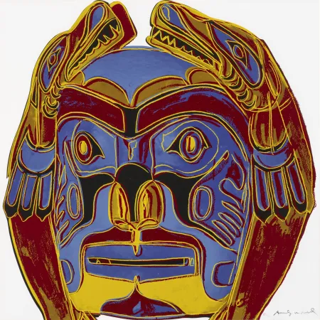 丝网印刷 Warhol - Northwest Coast Mask 