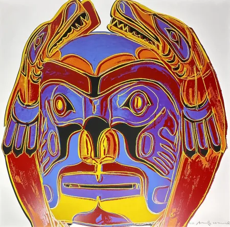 丝网印刷 Warhol - Northwest Coast Mask 