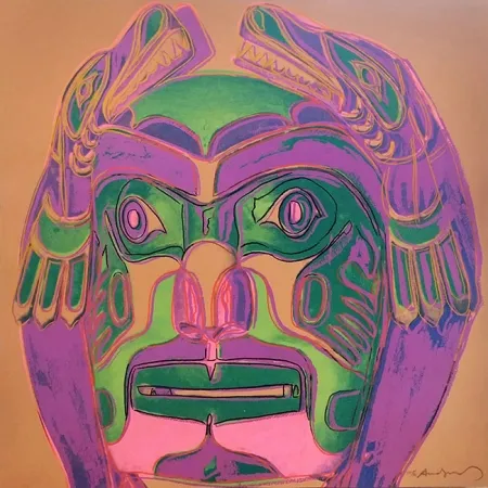 丝网印刷 Warhol - NORTHWEST COAST MASK FS II.380