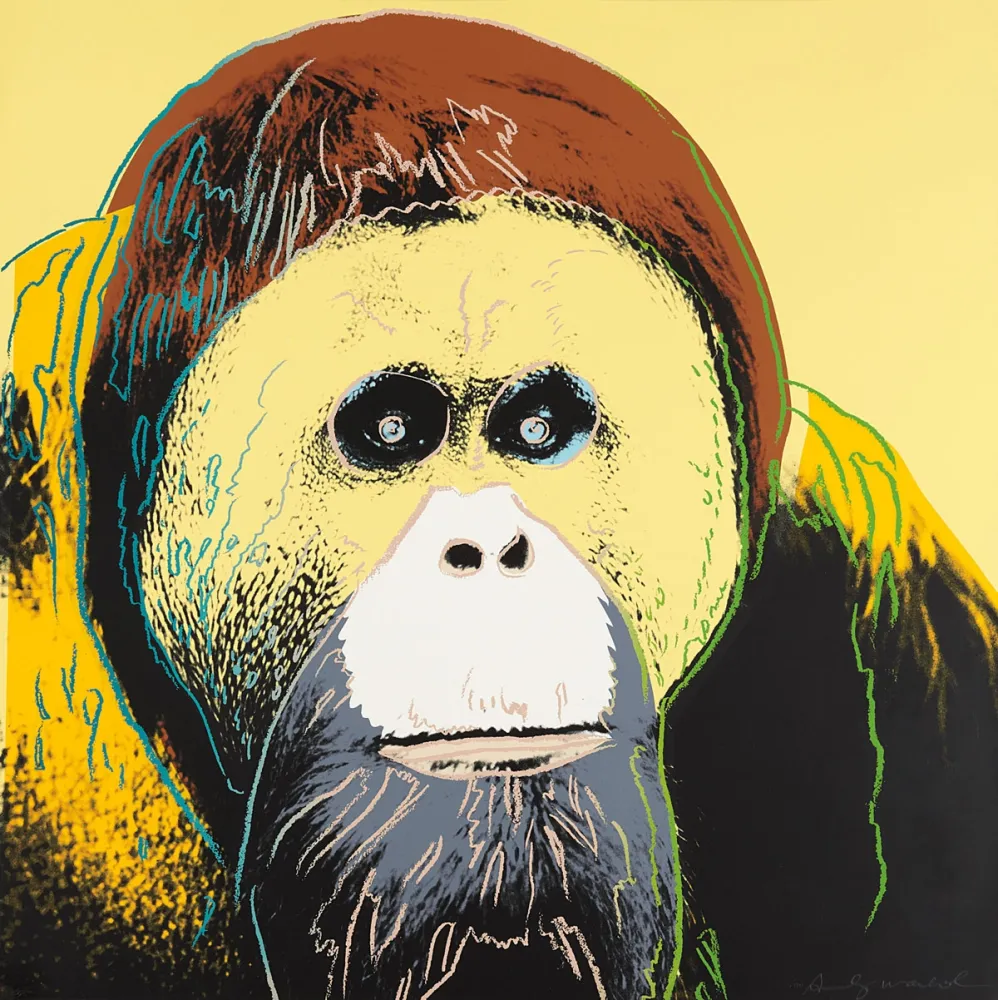 丝网印刷 Warhol - Orangutan 299