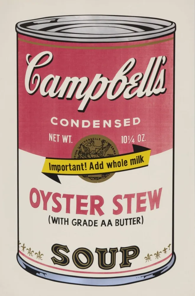 丝网印刷 Warhol - Oyster Stew (from Campbell's Soup II)