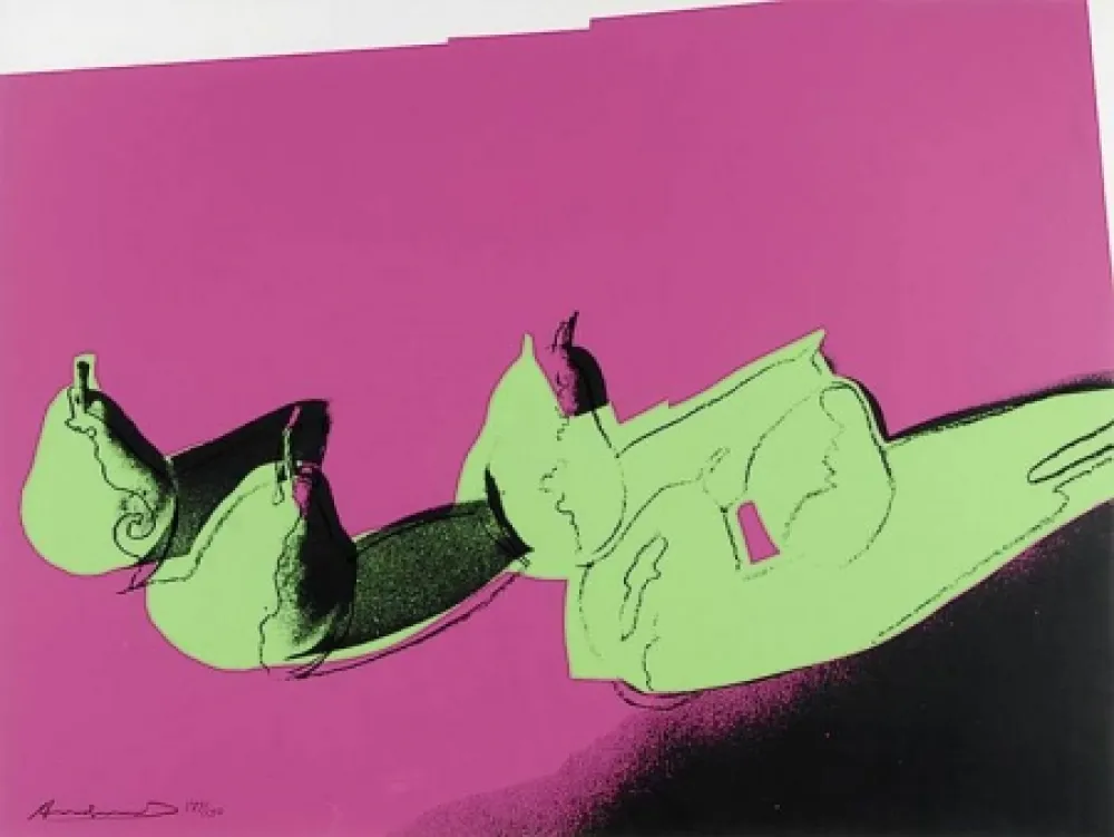 石版画 Warhol - Pears, from 
