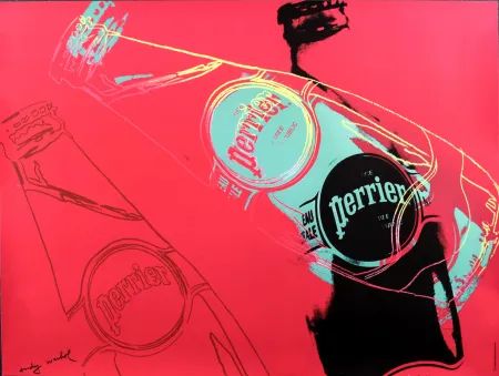 胶版印刷 Warhol - Perrier Pink, 1983