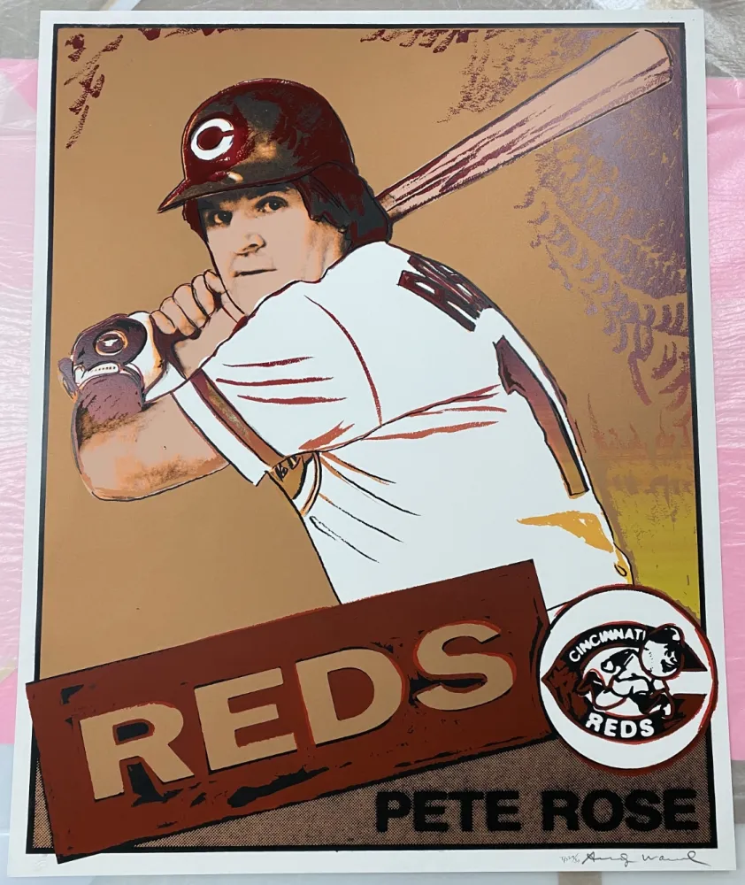 丝网印刷 Warhol - Pete Rose Trial Proof