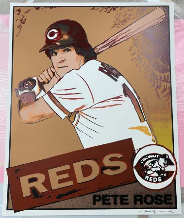 丝网印刷 Warhol - Pete Rose Trial Proof