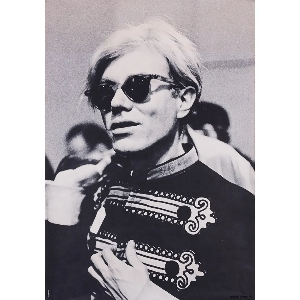 海报 Warhol - Portrait d'Andy Warhol en costume d'officier 