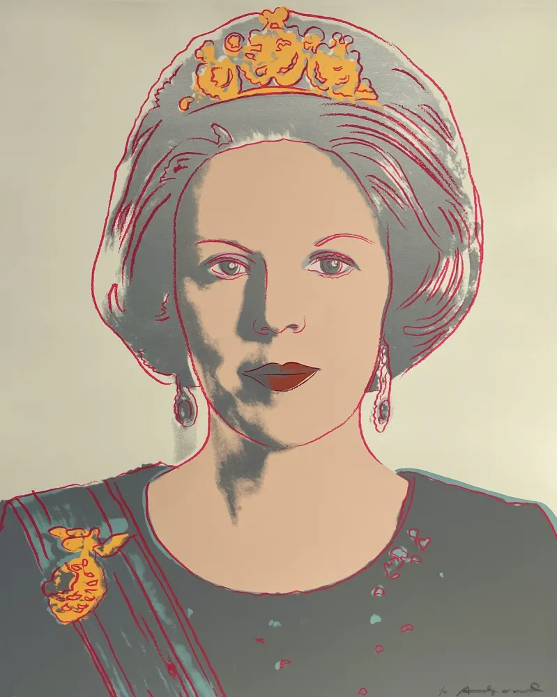丝网印刷 Warhol - Queen Beatrix of the Netherlands 339