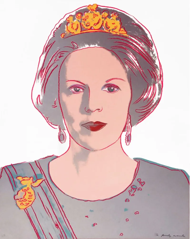 丝网印刷 Warhol - Queen Beatrix of the Netherlands 339