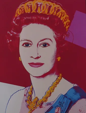 丝网印刷 Warhol - Queen Elizabeth II