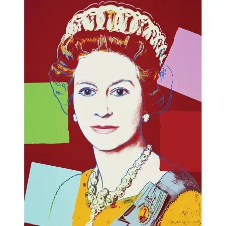 丝网印刷 Warhol - Queen Elizabeth II 334