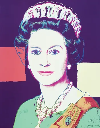 丝网印刷 Warhol - Queen Elizabeth II of the United Kingdom 335 by Andy Warhol