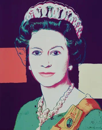 丝网印刷 Warhol - Queen Elizabeth II of the United Kingdom 335 by Andy Warhol