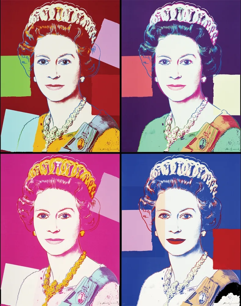 丝网印刷 Warhol - Queen Elizabeth II Of The United Kingdom Complete Portfolio (Reigning Queens)