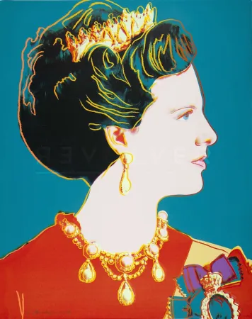 丝网印刷 Warhol - Queen Margrethe II of Denmark (FS II.343)