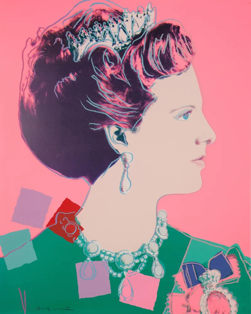 丝网印刷 Warhol - Queen Margrethe II of Denmark (FS II.345)