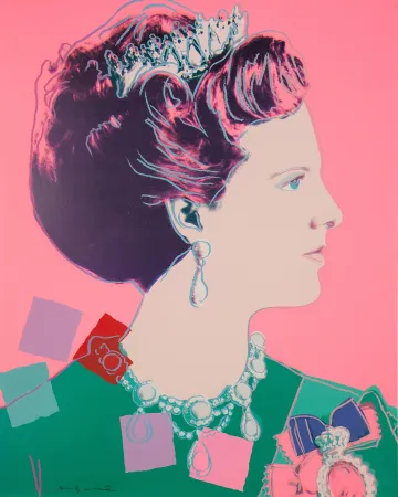 丝网印刷 Warhol - Queen Margrethe II of Denmark (FS II.345)