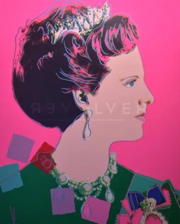 丝网印刷 Warhol - Queen Margrethe II of Denmark (FS II.345)