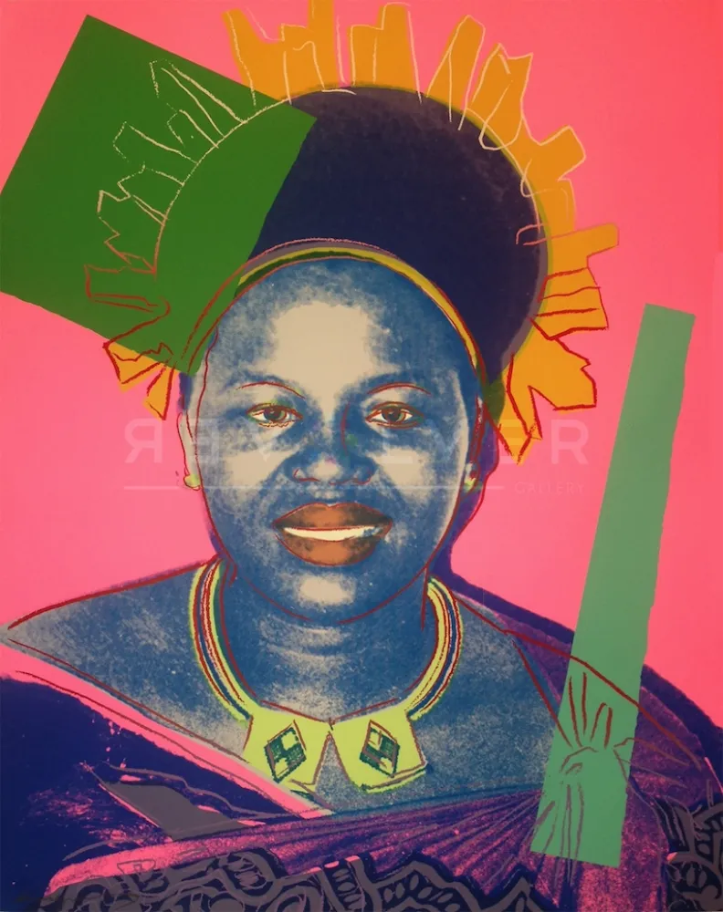 丝网印刷 Warhol - Queen Ntombi Twala of Swaziland TP (FS IIB.346)